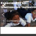 La Especialidad en Intervención Inclusiva dará…